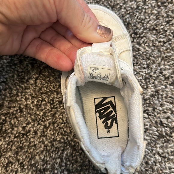 Toddler white vans - Picture 3 of 4